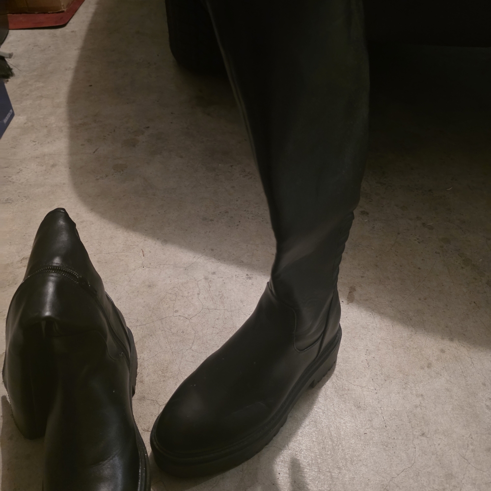 Men's Black Leather Boots